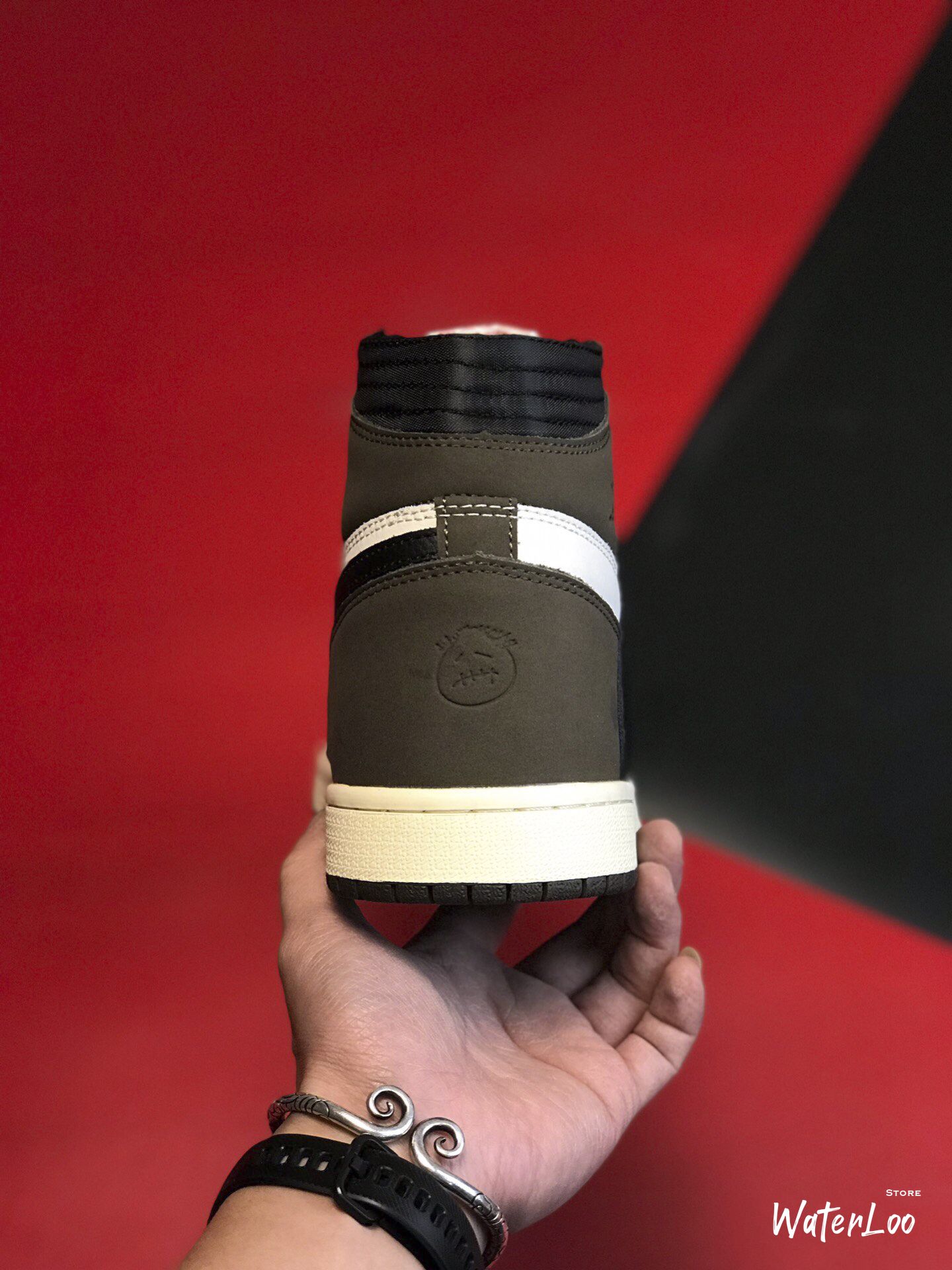 [FREESHIP+HỘP+QUÀ] Giày Thể Thao Sneakers Sneakers AIR JORDAN 1 Retro High Travis Scott Xám nâu