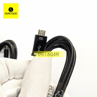 Dây sạc Samsung micro USB 3.5mm (dài 1.5M) bảo hành 12 tháng
