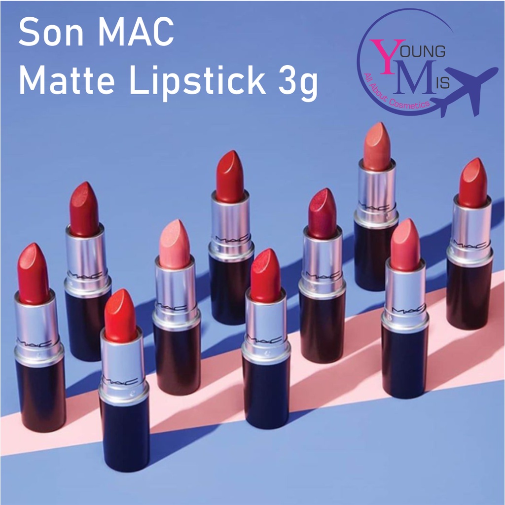 Son MAC Matte Lipstick 3g mịn lì, quyến rũ cuốn hút M2LP - Youngmis.vn