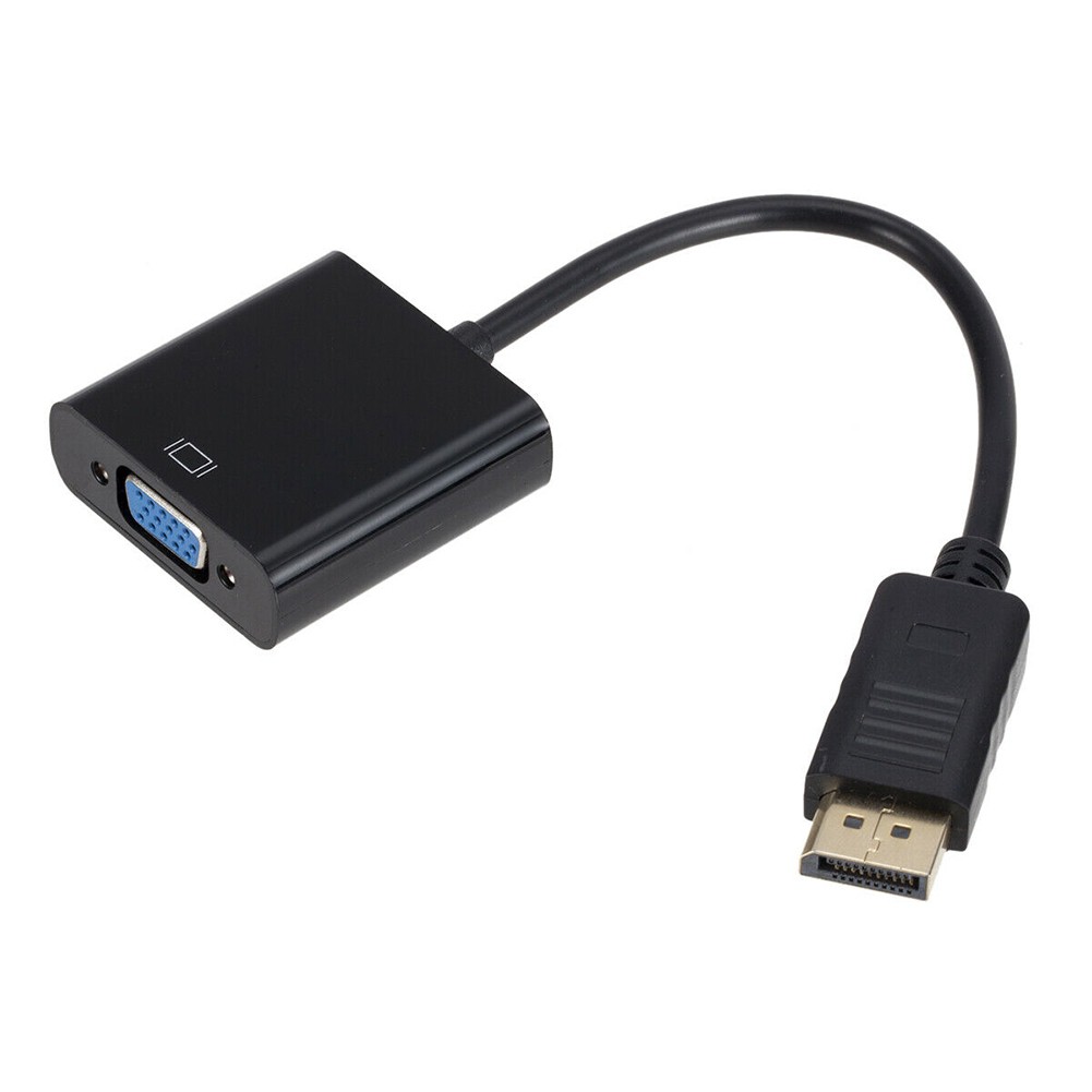 DisplayPort DP Male to VGA Female Adapter Converter Cable for PC Projector TV