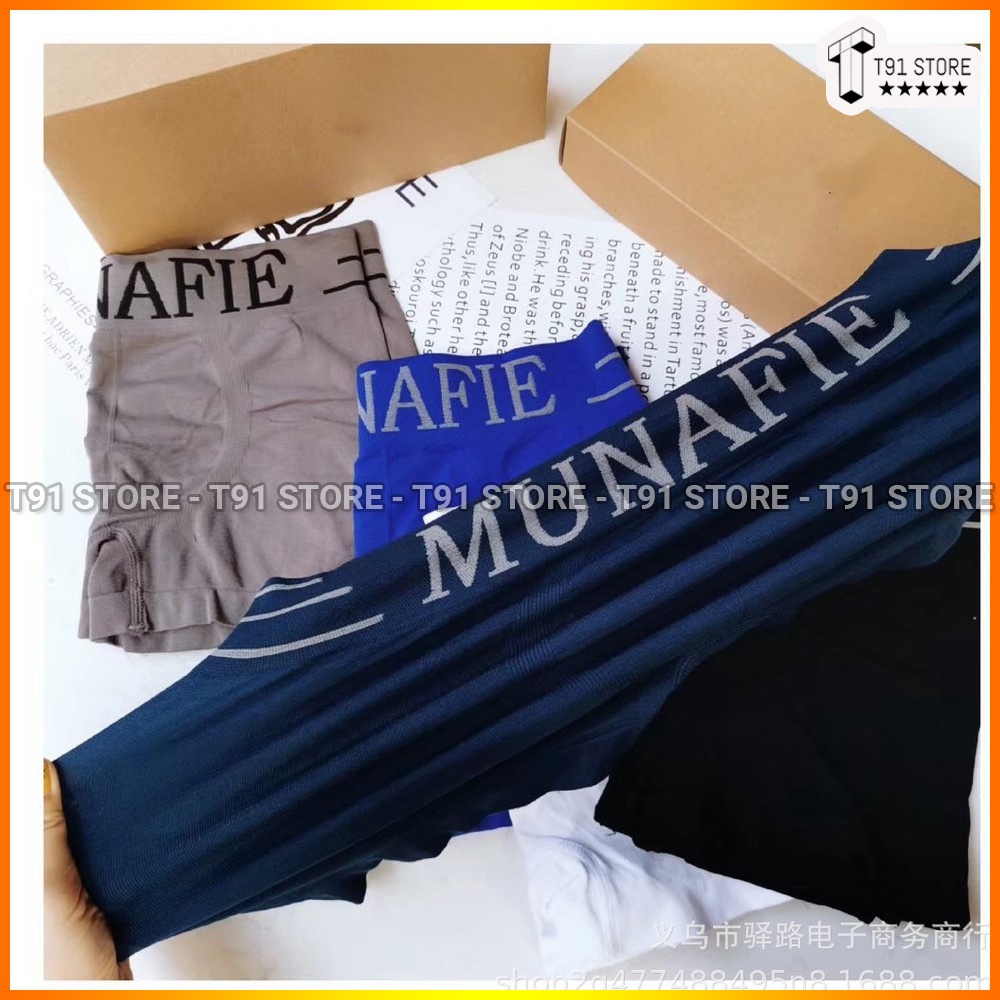 Quần sịp đùi nam Manufie - Sịp đùi nam Boxer vải cotton, co giản 4 chiều, thấm hút tốt, thoáng mát [FREESIZE ]