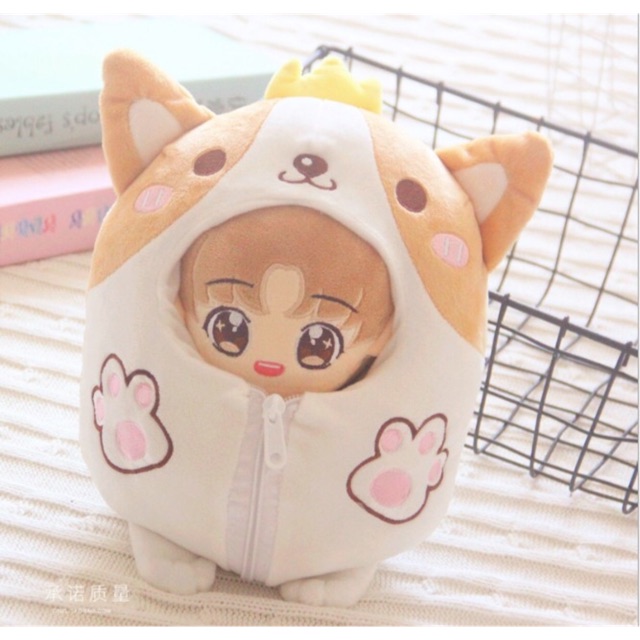 Túi ngủ hình shiba cho doll 15-20cm (Outfit doll)