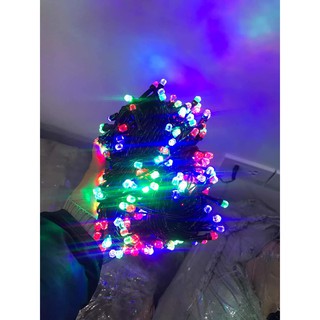 Dây Đèn LED Trang Trí 50 Mét, Đèn LED Kim Cương Cuốn Cây Cao Cấp