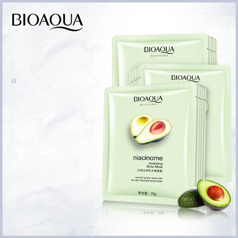 (Bán Buôn Sỉ) Mặt Nạ Bioaqua Quả Bơ Làm Trắng, Giúp Săn Chắc, Đàn Hồi Da Cải Thiện Làn Da Khoẻ Mạnh Mn83