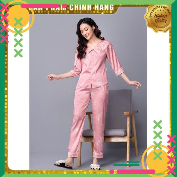 Đồ bộ tay lửng lụa luxury cao cấp - L91