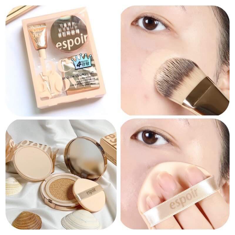 Set 4 món Espoir Be Glow Cushion Hàn Quốc CHÍNH HÃNG | BigBuy360 - bigbuy360.vn