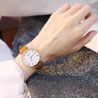 [RẺ VÔ ĐỊCH] Đồng hồ nữ dây da Viser thời trang ulzzang