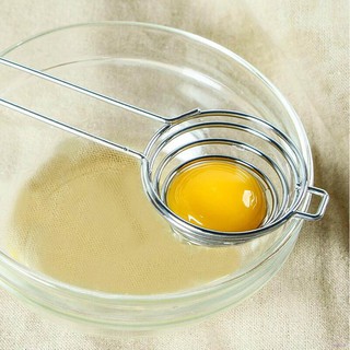 Spiral Stainless Steel Egg White Separator Egg Yolk Remover Divider with Long Handle Kitchen Tool solidvalue.vn