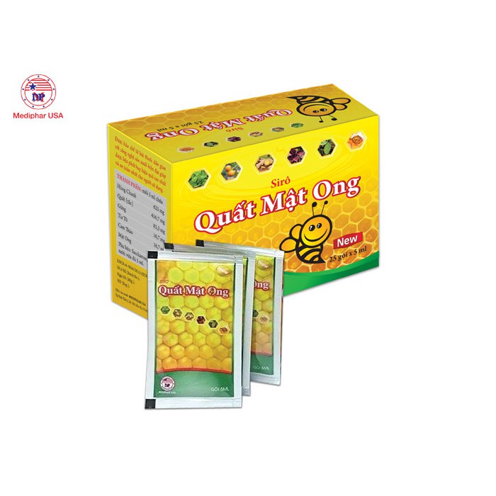 Sirô Quất mật ong - bổ phế, giảm ho gió, ho khan