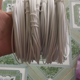 Cuộn 100g dây cột Lan lõi thép bọc nhựa