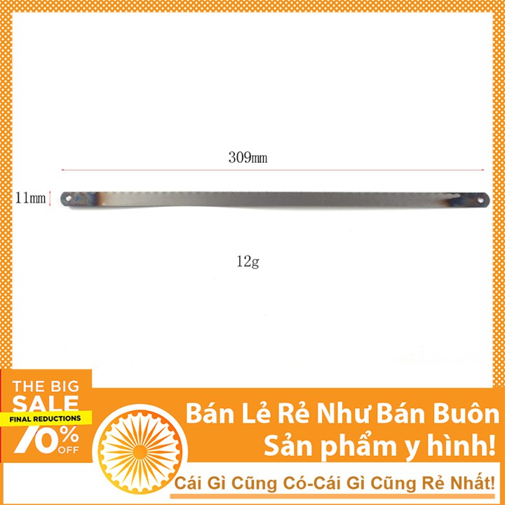 Lưỡi Cưa Gỗ Thép Cacbon Đa Năng 11x309mm A11C06