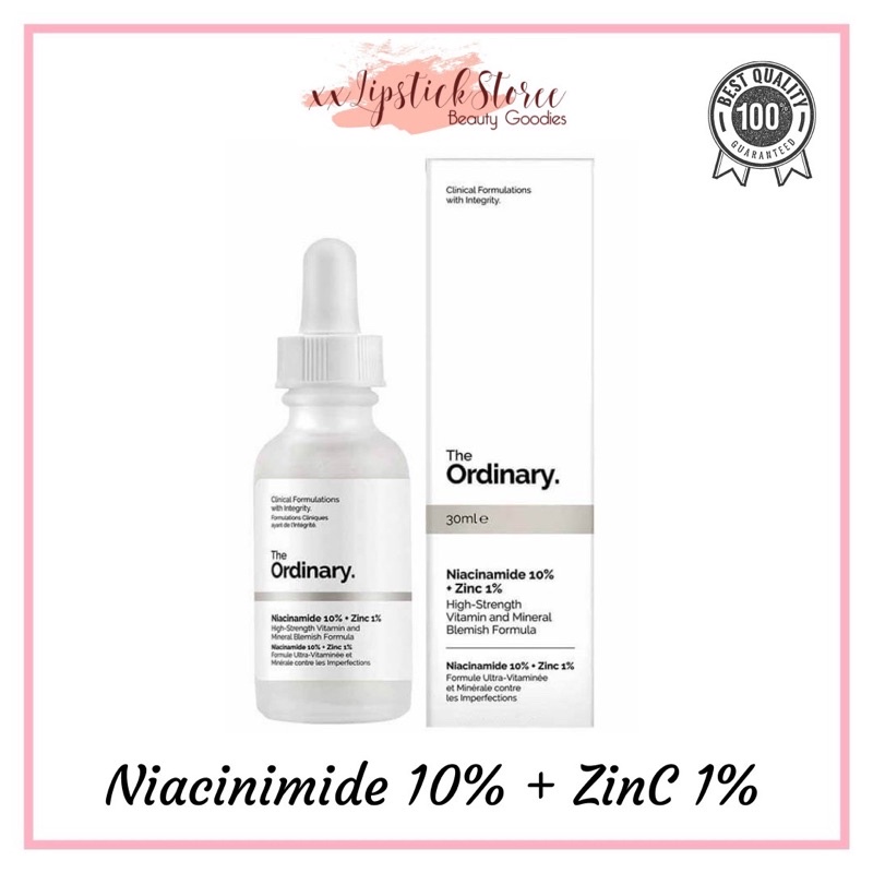 [BILL US] Tinh chất serum The Ordinary Niacinamide 10% + Zinc 1%