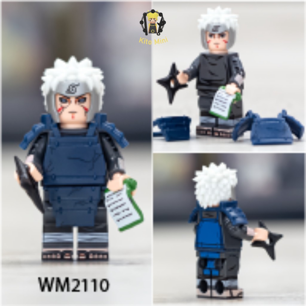 Minifigures Lắp Ráp Mô Hình Nhân Vật Hoạt Hình Truyện Tranh Naruto Hokage WM6108 Mẫu Mới Bán Lẻ