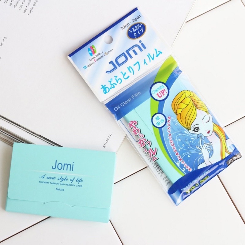 Giấy Thấm Dầu Jomi &amp; Chuchubaby Oil Blotting Film An Toàn Cho Da, Mềm Mại