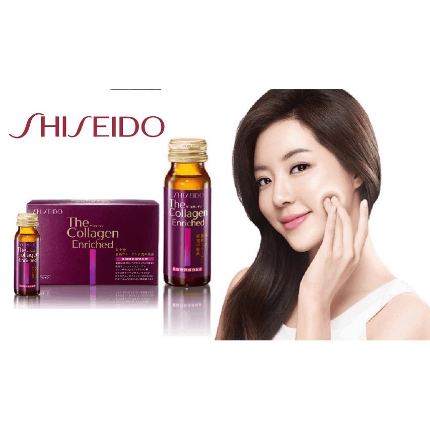 Nước The Collagen Enriched Của Nhật Dạng Nước Uống , The Collagen Shiseido cho độ tuổi 40