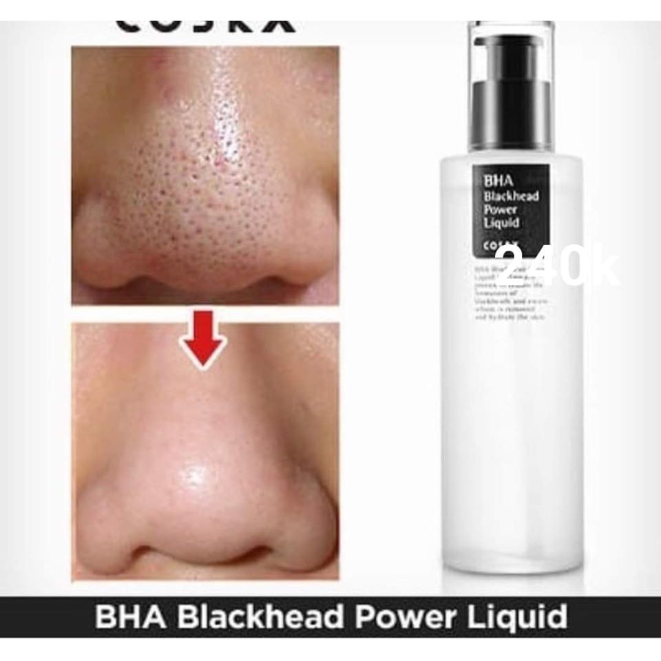 Tẩy tế bào chết hóa học COSRX BHA Blackhead Power Liquid 100ML