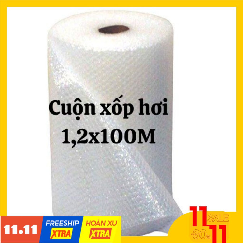 [Trợ giá] Cuộn Bóng Khí - Bọc Hàng - Kích Thước 1M x 100M.