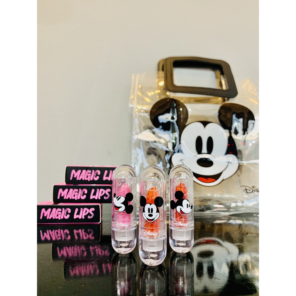 SALE MẠNH + TẶNG TÚI MICKEY - SET SON DƯỠNG + PHẤN MÁ HỒNG MICKEY + HỘP NEW 2020 - HỒ NGỌC HÀ | BigBuy360 - bigbuy360.vn
