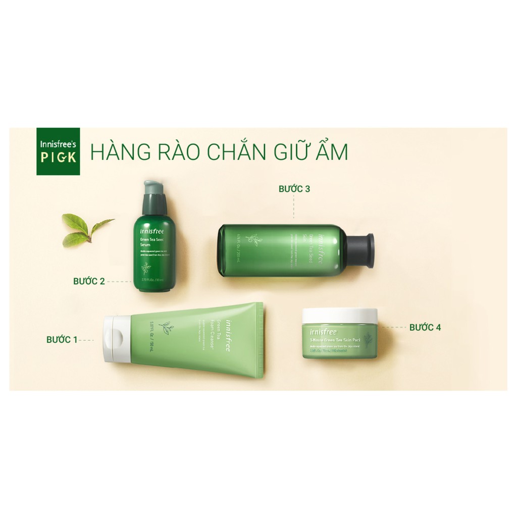 Mới! Tinh chất dưỡng ẩm innisfree Green Tea Seed Serum 80ml | BigBuy360 - bigbuy360.vn