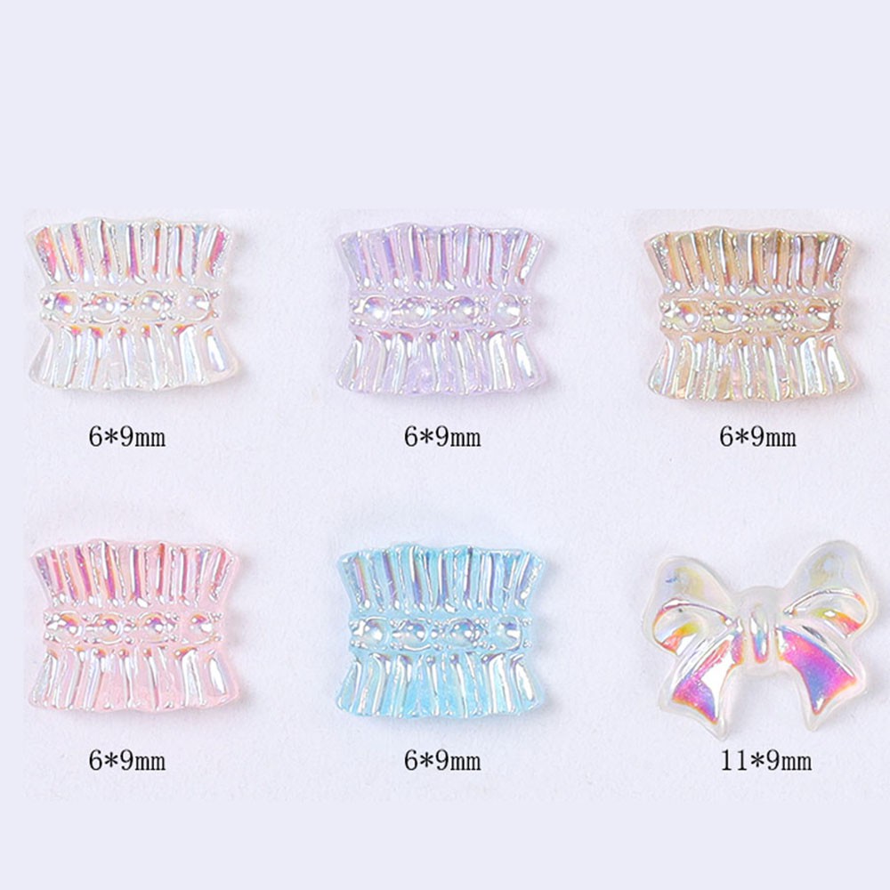 [Hàng mới về] Hộp 12 ô phụ kiện trang trí móng tay đẹp mắt đáng yêu