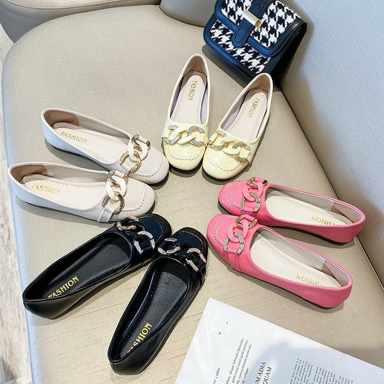 (S129) Giầy búp bê nữ đế dẻo tag xích vòng (mã 029-búp bê) | BigBuy360 - bigbuy360.vn