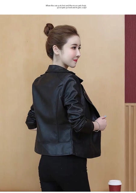 [ XẢ KHO 3 NGÀY ] Áo da nữ Quảng Châu bền đẹp bảo hành da 2 năm không bong tróc, mẫu mới nhất 2019 907 | BigBuy360 - bigbuy360.vn