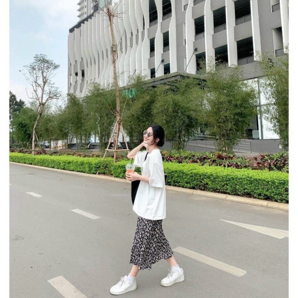 Sét váy nữ , Sét đồ nữ cá tính , Váy hoa nhí và áo phông, HER19 | BigBuy360 - bigbuy360.vn