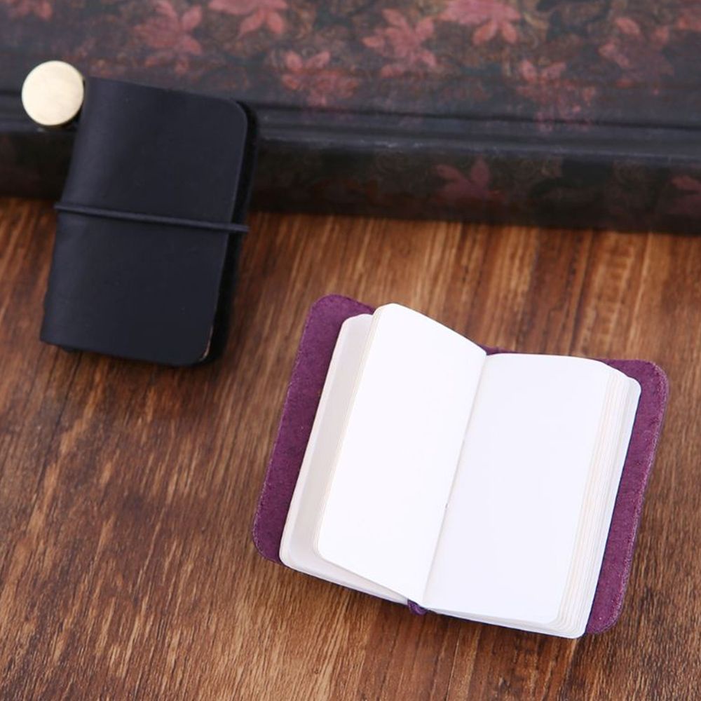 Sổ tay mini bằng da phong cách retro sáng tạo du lịch
