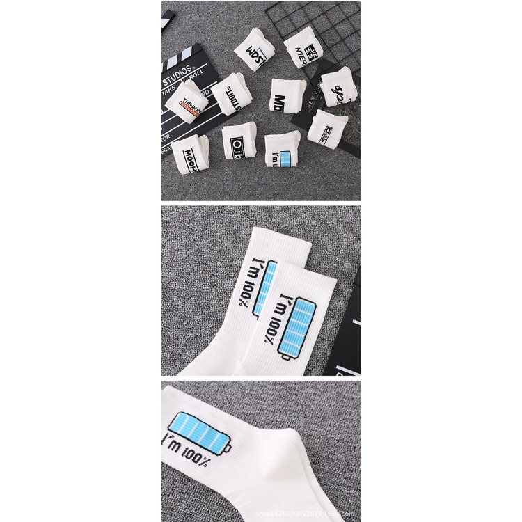 Vớ Cotton Mềm Họa Tiết Hoạt Hình Dễ Thương Cho Nam Và Nữ