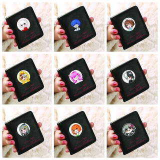 Ví ngắn đen cầm tay simmy Phong cận Siro Mr Vịt Sammy Đào Timmy Kairon Timy hero team kamui chibi anime thời trang