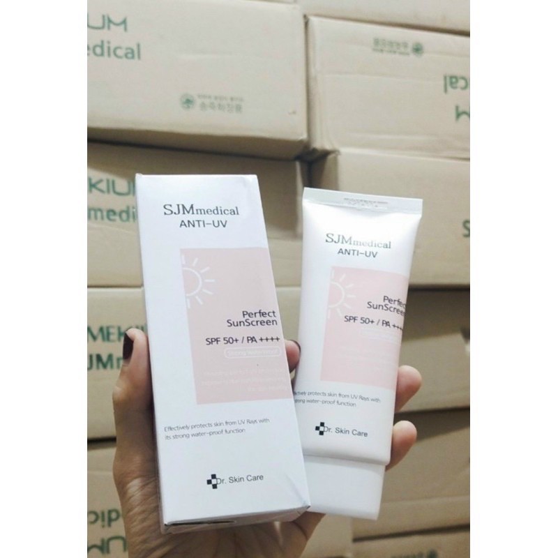 Kem Chống Nắng Nâng tone SJM Mediatek anti-uv dr skin care  Hàn Quốc