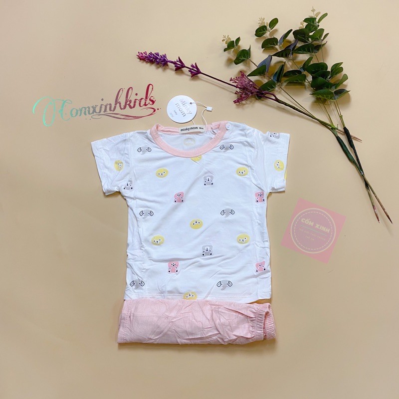 Bộ Quần Áo Cho bé | Túi Zip | minkymom❤Chất thun lạnh | Hàng Hịn mịn mềm 💕 [free ship] Sự Lựa Chọn Hoàn Hảo cho các bé 💕