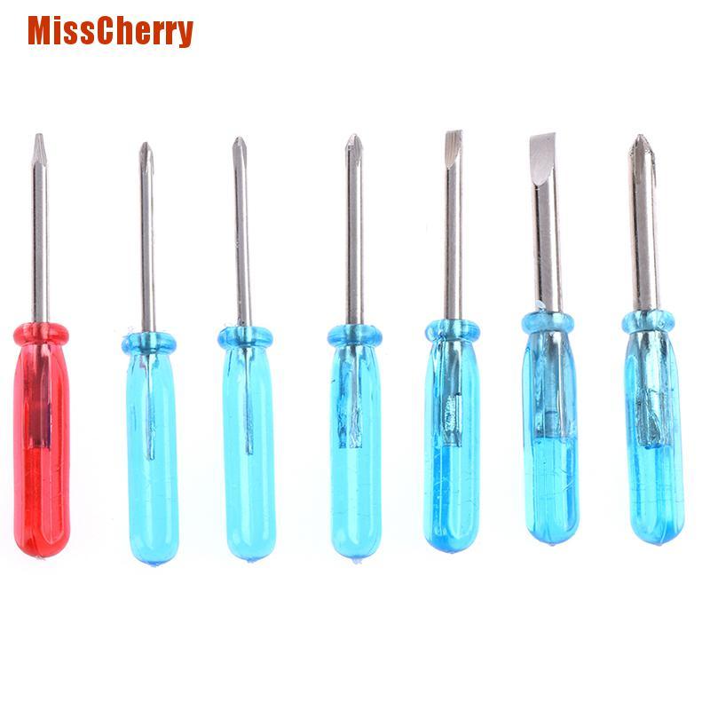 Bộ 7 Tuốc Nơ Vít Mini Màu Xanh Dương 45mm X