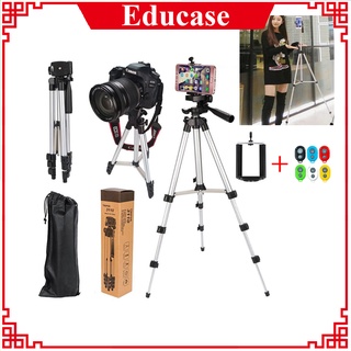 Giá đỡ điện thoại 3110 -kèm kẹp điện thoại-Gậy livestream, quay tiktok ,quay video,chụp ảnh chống rung Educase