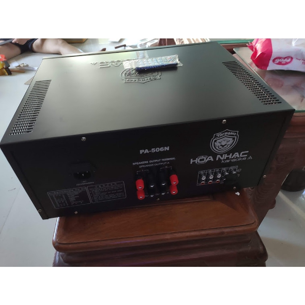 Âm ly Karaoke Jarguar 506N Plus Hòa Nhạc ,1080w, loại xịn 16 sò Nhật bản, có Blutoot, usb, FM,có  remot.