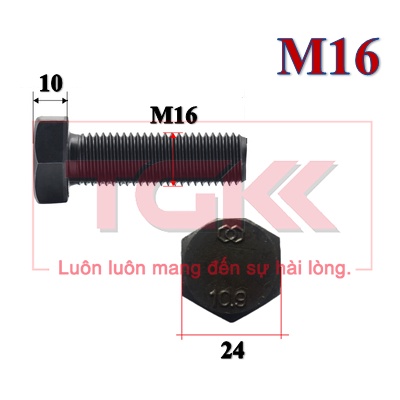Bulong chịu lực 10.9 M16