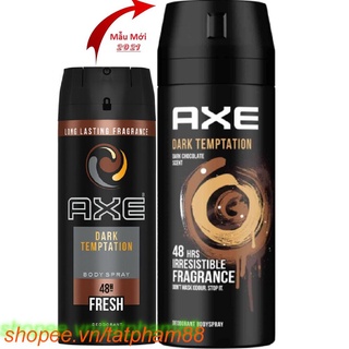 Xịt Khử Mùi 150Ml Axe Non Stop Dark Temptation, tatpham88 Chất Lượng Tạo Nên Niềm Tin.