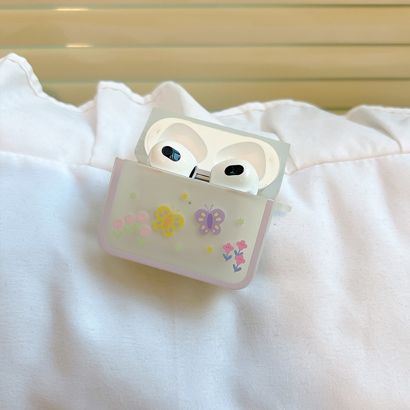 Vỏ Bảo Vệ Hộp Sạc Tai Nghe airpods Pro 2 / 3 Hình Vuông Phù Hợp