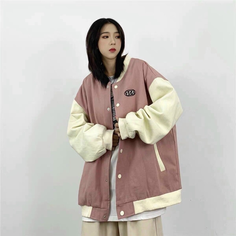 BOMBER KAKI NÂU VÀ HỒNG IN”SEIMEC”