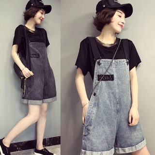 Set 5 quần yếm ngắn ống rộng thời trang châu âu cho nữ