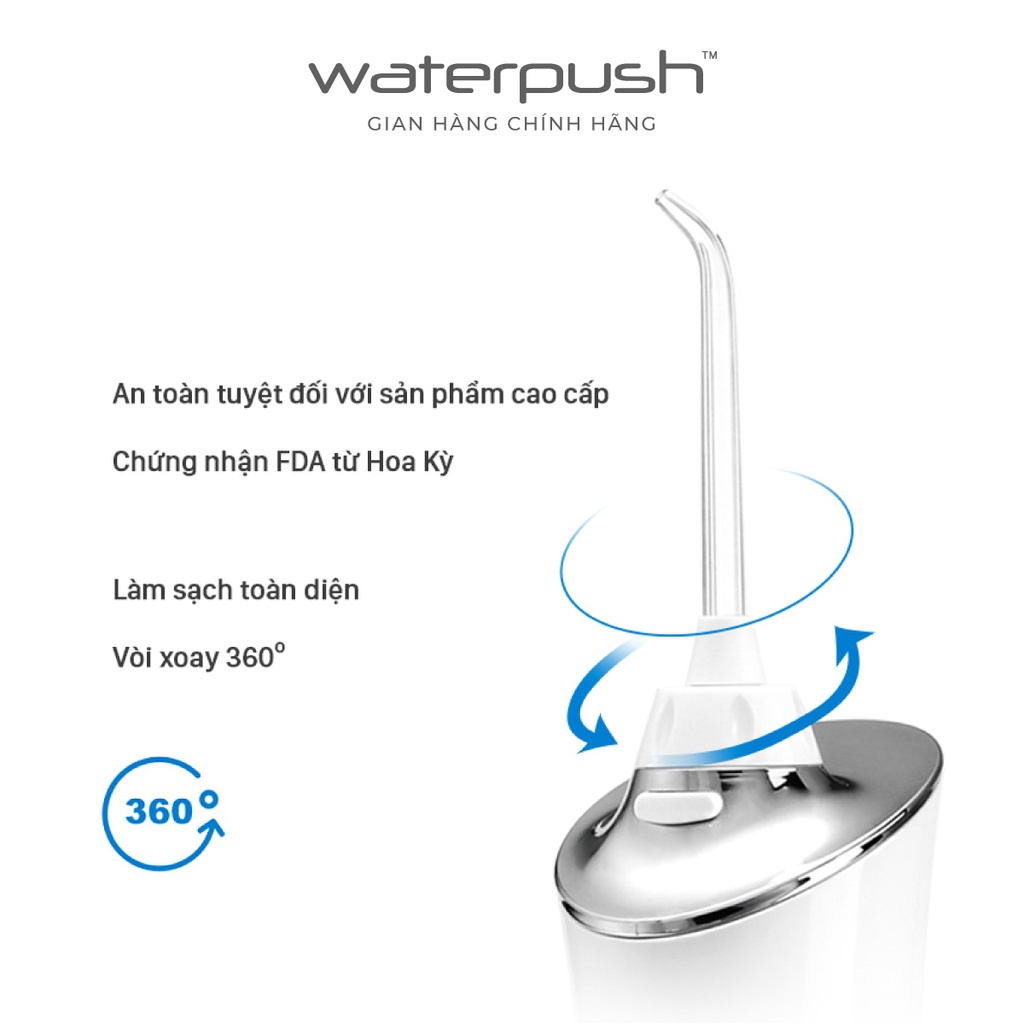 Bộ 04 đầu tăm thay thế WaterPush cho máy tăm nước cao cấp WP2203