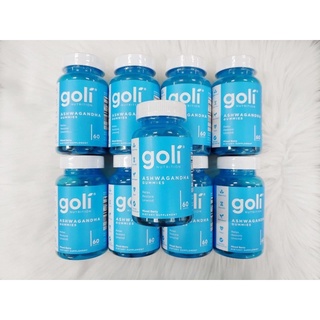 Goli Ashwagandha Kẹo Sâm Dẻo Giúp Thư Giản Giảm Stress, Ngủ Ngon 60 viên