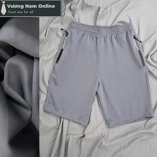 Quần đùi nam thể thao chất thun poly co giãn 4 chiều ་