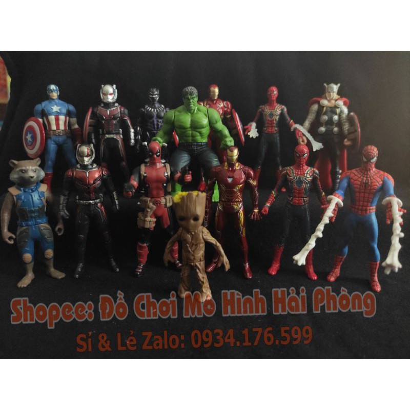Set mô hình nhân vật Marvel chính hãng Tomica