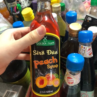 Siro Golden Farm chai thuỷ tinh các vị (chat chọn vị)