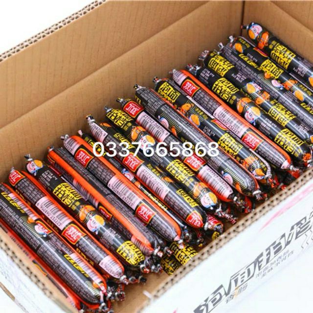 5 CHIẾC XÚC  XÍCH NGÔ ĐEN DÀI ĂN LIỀN