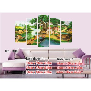 Tranh treo tường 3d, tranh treo tường phòng khách, tranh đồng quê 38