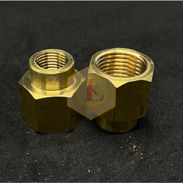 - Kép nối răng trong dẫn hơi, nước, khí nén từ 9.6mm đến 27mm, bằng đồng thau đẹp, bền bỉ