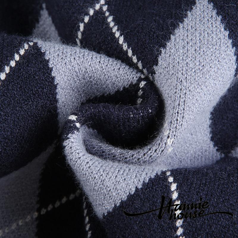 Áo len dài tay cổ chữ V hợp thời trang cho nữ