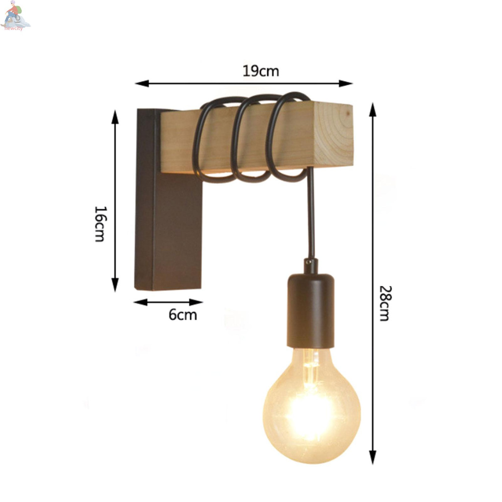 Đèn Ngủ Gắn Tường Bằng Gỗ Thiết Kế Sáng Tạo